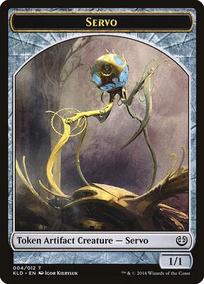 Servo Token (004) card from Kaladesh