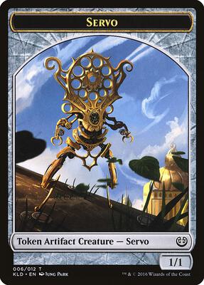 Servo Token (006) card from Kaladesh