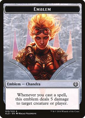 Emblem - Chandra, Torch of Defiance card from Kaladesh