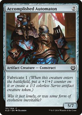 Accomplished Automaton card from Kaladesh
