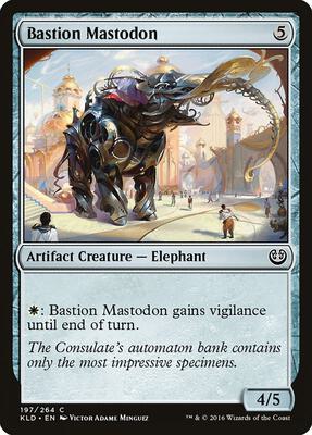 Bastion Mastodon card from Kaladesh
