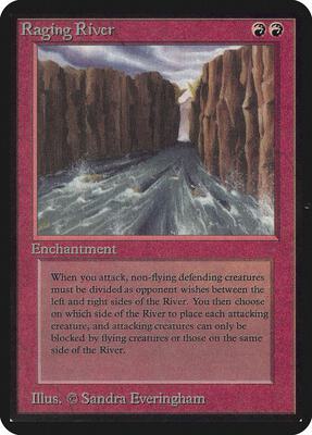 Raging River card from Alpha Edition