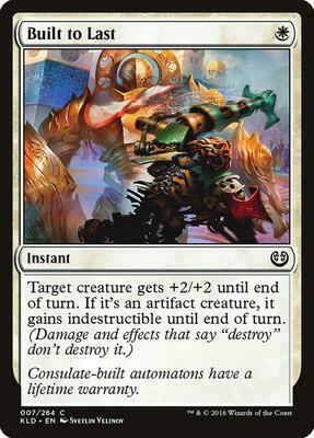 Built to Last card from Kaladesh