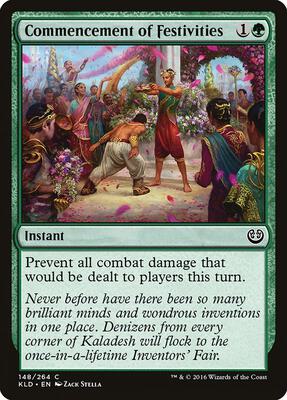 Commencement of Festivities card from Kaladesh