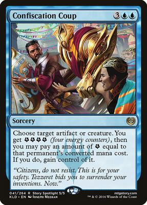 Confiscation Coup card from Kaladesh