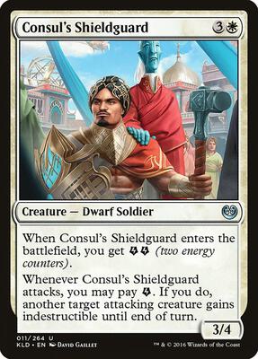 Consul's Shieldguard card from Kaladesh