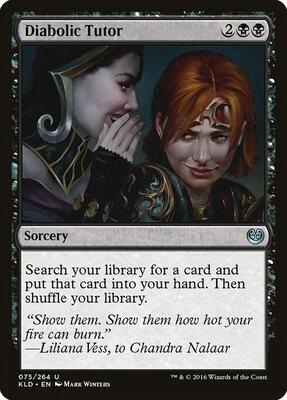 Diabolic Tutor card from Kaladesh
