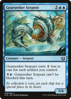 Gearseeker Serpent card from Kaladesh