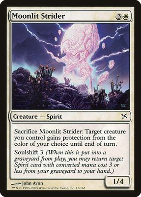 Moonlit Strider card from Betrayers of Kamigawa