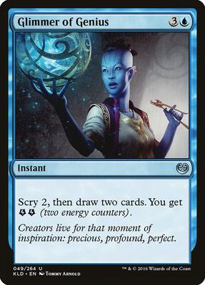 Glimmer of Genius card from Kaladesh