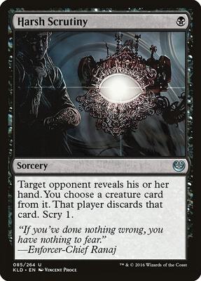 Harsh Scrutiny card from Kaladesh