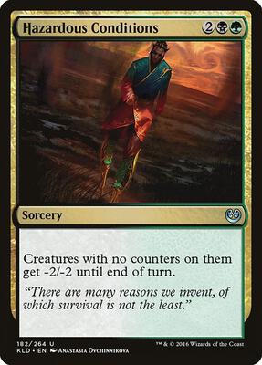 Hazardous Conditions card from Kaladesh
