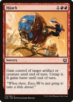Hijack card from Kaladesh