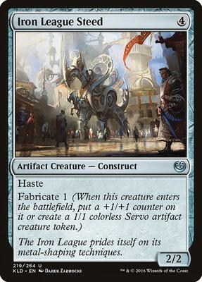 Iron League Steed card from Kaladesh