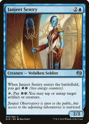 Janjeet Sentry card from Kaladesh