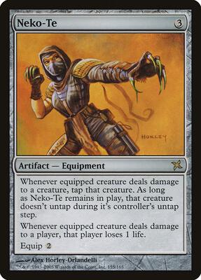 Neko-Te card from Betrayers of Kamigawa
