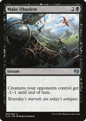 Make Obsolete card from Kaladesh