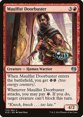 Maulfist Doorbuster card from Kaladesh