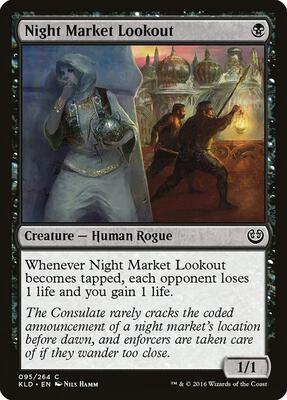 Night Market Lookout card from Kaladesh