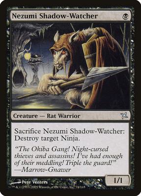 Nezumi Shadow-Watcher card from Betrayers of Kamigawa