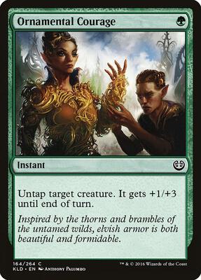 Ornamental Courage card from Kaladesh