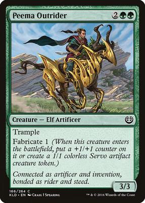 Peema Outrider card from Kaladesh