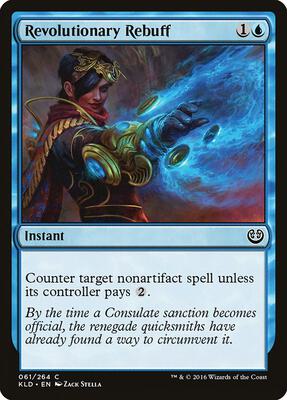 Revolutionary Rebuff card from Kaladesh