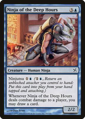 Ninja of the Deep Hours card from Betrayers of Kamigawa