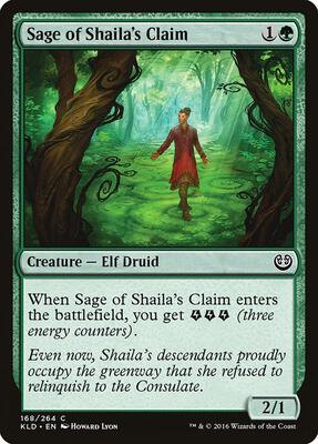 Sage of Shaila's Claim card from Kaladesh