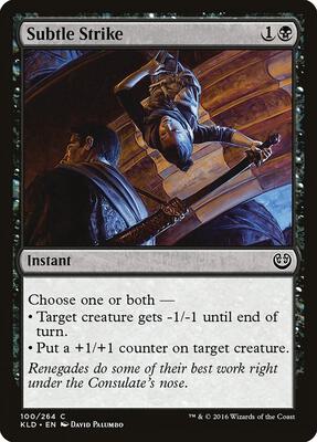 Subtle Strike card from Kaladesh