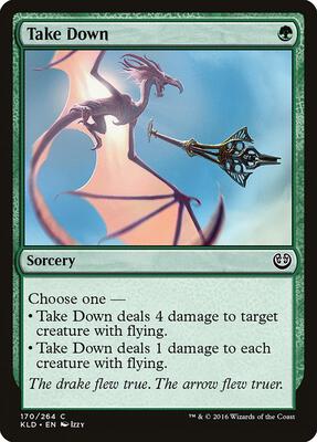 Take Down card from Kaladesh