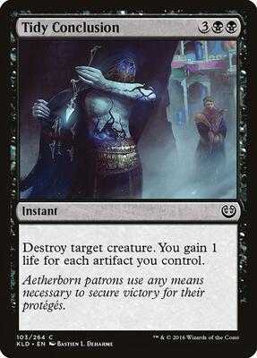 Tidy Conclusion card from Kaladesh