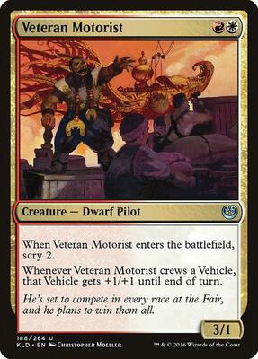 Veteran Motorist card from Kaladesh