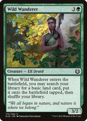 Wild Wanderer card from Kaladesh