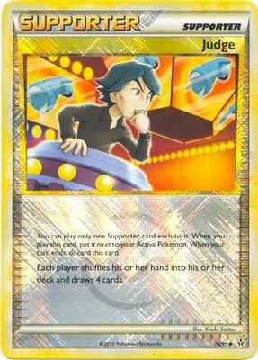 Judge - 78/95 (League Promo) card from League & Championship Cards
