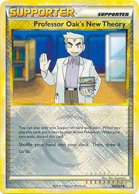 Professor Oak's New Theory - 101/123 (League Promo) card from League & Championship Cards