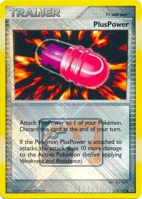 PlusPower - 112/127 (League Promo) card from League & Championship Cards