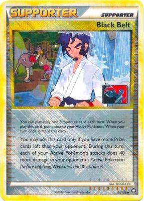 Black Belt - 85/102 (League Promo) card from League & Championship Cards