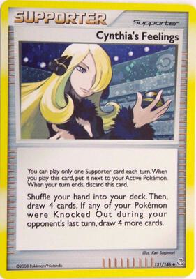 Cynthia's Feelings - 131/146 (Cosmos Holofoil) card from Miscellaneous Cards & Products