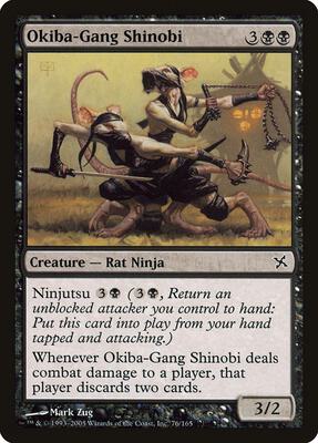 Okiba-Gang Shinobi card from Betrayers of Kamigawa