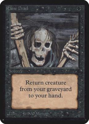 Raise Dead card from Alpha Edition