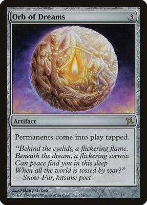 Orb of Dreams card from Betrayers of Kamigawa