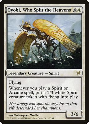 Oyobi, Who Split the Heavens card from Betrayers of Kamigawa