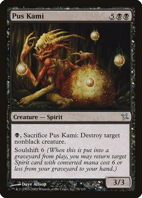 Pus Kami card from Betrayers of Kamigawa
