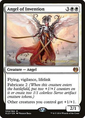 Angel of Invention card from Prerelease Cards