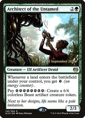 Architect of the Untamed card from Prerelease Cards