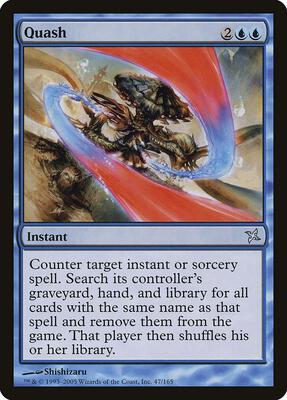 Quash card from Betrayers of Kamigawa