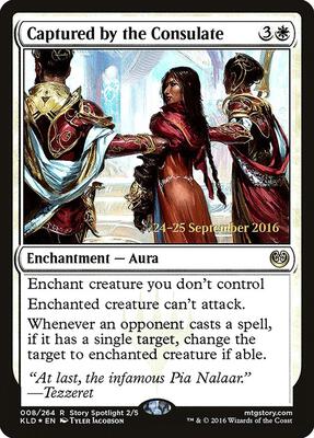 Captured by the Consulate card from Prerelease Cards