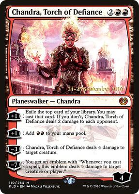 Chandra, Torch of Defiance card from Prerelease Cards