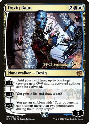 Dovin Baan card from Prerelease Cards